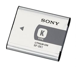 Sony NP-BK1 Type K Rechargeable Li-Ion Battery Pack for Sony Webbie Camcorder, S780 & S750 Digital Cameras (Retail Packaging)