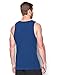 Under Armour Men's UA Tri-Blend Tank Top Greyhound Heather/Royal/Stealth Gray Large