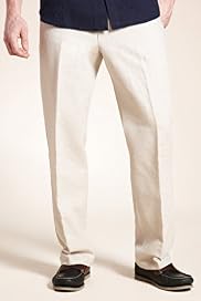 Blue Harbour Linen Blend Straight Leg Jeans