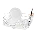 simplehuman System Dishrack with Bamboo Knife Block, Stainless Steel