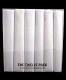 Pack of 12 white pure cotton handkerchiefs / hankies