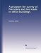A program for survey of fire loads and live loads in office buildings