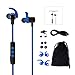 Jarv NMotion EXCEL Sport Wireless Earbuds. Sweatproof and Water Resistant - Durable In-Ear Bluetooth Running Headphones with Premium HD Sound - Blue