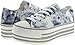 Maxstar Mottled Pattern Low-top Platform Canvas Sneakers Shoes
