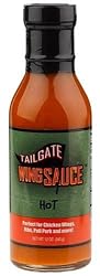 Tailgate Hot Tailgate Wing Sauce, 12-Ounce Glass Bottles (Pack of 12)