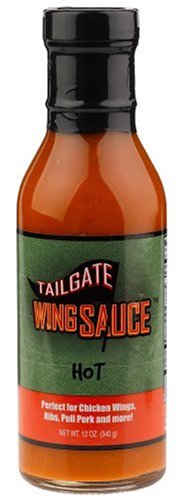 Tailgate Hot Tailgate Wing Sauce, 12-Ounce Bottle (Pack of 12) by Tailgate