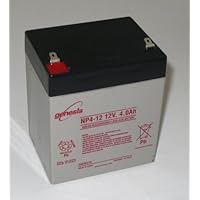 EnerSys Genesis (formerly Yuasa) NP4-12 - 12 Volt/4 Amp Hour Sealed Lead Acid Battery with 0.187 Fast-on Connector