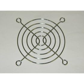 80mm Fan Grill Guard Chrome by