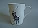 Ralph Lauren Polo Pony White Navy Blue Coffee Mug