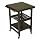 Oasis Concepts All Wood Entertainer Folding Table, Walnut