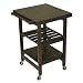 Oasis Concepts All Wood Entertainer Folding Table, Walnut