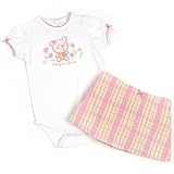 Sunshine Baby Teddy Bear Bodysuit & Skirt Set