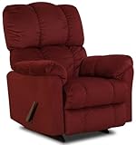 IMAGE OF Contemporary Top Hat Berry Micro Fiber Rocker Recliner