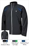 Champion Men's Double Dry Vented Jacket S8255, Stadium Blue/White, XXL