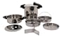 Magefesa Ideal 8 Piece Stainless Steel 3 and 8.4 Quart Super Fast Pressure Cooker Set