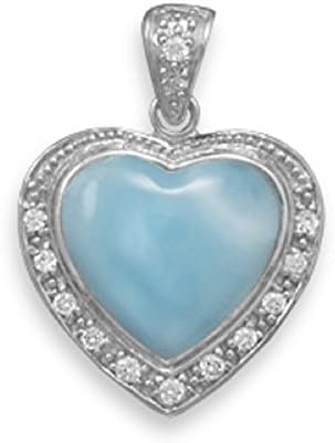 Larimar Heart Pendant