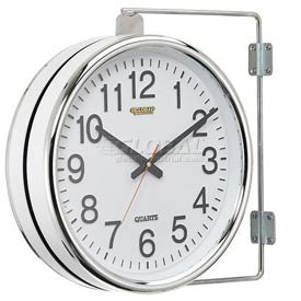 Wall Clock Double Sided Battery Operated