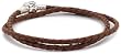 Titel: Pandora Lederarmband, zweifach gewickelt 590705CBK-D3 braun, 41cm 