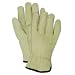 Magid B6540E RoadMaster Cow Grain Leather Driver Glove with Straight Thumb, Work, Large, Tan (Case of 12)
