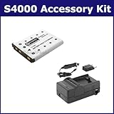 Nikon Coolpix S4000 Digital Camera Accessory Kit includes: SDENEL10 Battery ....