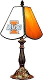 NCAA Illinois Fighting Illini 8.5 Small Tiffany Style Table Lamp