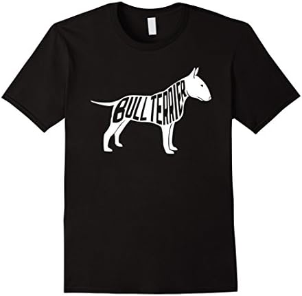 Bull Terrier Silhouette Cool Dog Owner T-Shirt - Male 2XL - Black