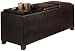 Convenience Concepts 143034 Designs-4-Comfort Tribeca Ottoman with 3 Tray Tops