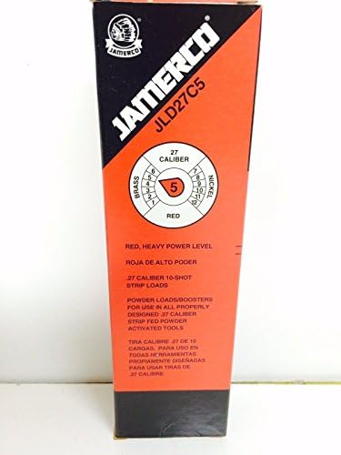 Jamerco Red Heavy Power Level .27 Caliber 10-shot Strip Loads 100pcs