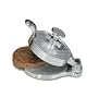 American Metal Craft Hamburger Patty Mold Maker, 4-1/2" Diameter, Adjustable, Heavy Cast Aluminum - Makes up to 3-1/2 oz Patty