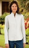 Wrinkle-Free Pinpoint Stand-Collar Shirt