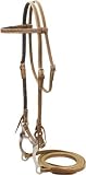 Saddlesmith of Texas Browband Bridle W/Curb Bit - Black - Horse