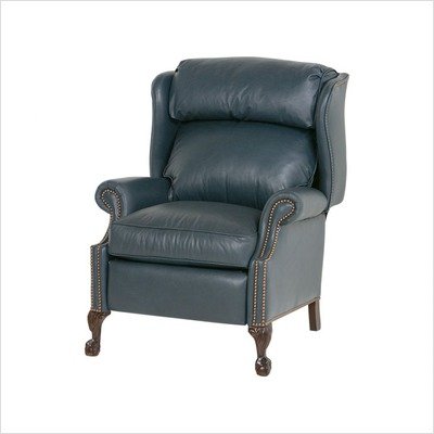 Classic Leather 764-HLR-QS (Russet on Mahogany) Ball-in-Claw High Leg Recliner