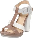 Calvin Klein Women's Bea Calf/Patent/Nubuck Slingback Sandal
