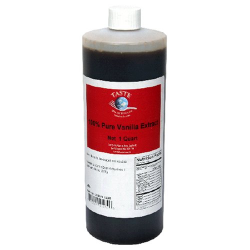 Taste Specialty Foods, Vanilla Extract, 100% Pure, 32-Ounce Bottle