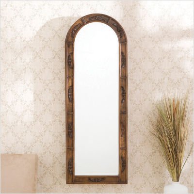 Fenwick Wall Mount Jewelry Armoire in Antique Oak