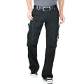 BRIGHT JEANS Vintage Cargohose (schwarz)