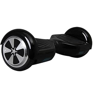 FITURBO F1 Two Wheels Smart Self Balancing Scooters Electric Drifting Board Personal Adult Transporter with LED Light, Black