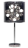 Starburst 12-Bulb Table Lamp- Steel