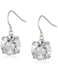 ABS By Allen Schwartz Silver Tone Stud Drop Earrings