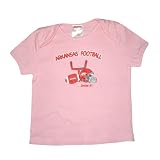 Infant / Baby NCAA Arkansas Razorbacks My First Tee T-Shirt - Pink (Size: 24)