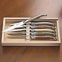 Jean Dubost Laguiole 6-Piece Steak Knives (Multi-Colored