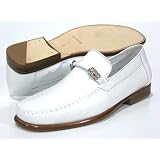 New Bruno Magli Mens White Teodoro Dress Shoes Loafers at Bruno Magli