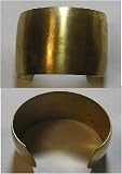 CUFF BRACELET BLANKS BRASS GREAT for BEADING 1 3/4