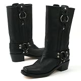 Frye -- *Harness 2 Ring 77271 Blk -- Women's Shoes,Boots