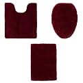 Modern Home Bath Rugs - Red Ribbon