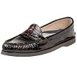Sperry Top-Sider Women's Capetown  Moccasin,Dark Brown Patent Croc,6 M US