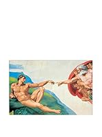 ARTOPWEB Panel Decorativo Michelangelo The Creation Of Adam 115x175 cm