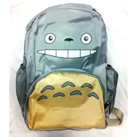  Totoro Full Size School Backpack (Face)- 16