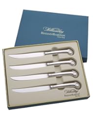 Kitchen: Williamsburg by Reed & Barton Royal Shell 4-Piece Stainless Steel Steak Set - Reed & Barton