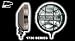 7 TITANIUM HOUSING CLEAR 100W OFF ROAD SLIM LIGHTS
